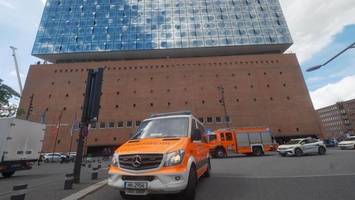 Rauch und Brandgeruch in der Elbphilharmonie