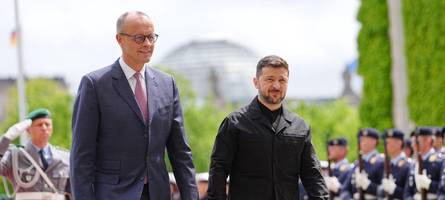 Friedrich Merz empfängt Wolodymyr Selenskyj in Berlin