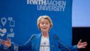 auszeichnungen: starke stimme europas - von der leyen erhält karlspreis