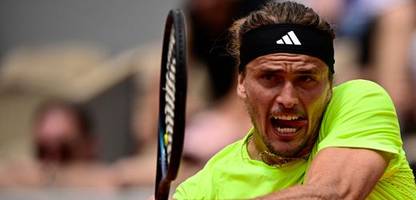 French Open: Alexander Zverev erreicht dritte Runde nach Sieg über Jesper de Jong