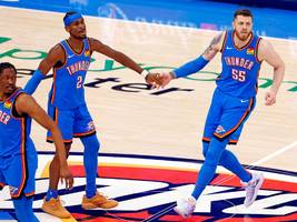 US-Basketball: Hartenstein spielt mit Oklahoma in den NBA-Finals