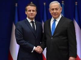 Müssen Position verschärfen: Macron droht Israel im Gazastreit Sanktionen an