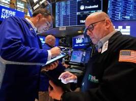 Aufreger Trump und China: Wall Street hält im Zoll-Streit still