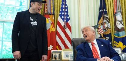 Donald Trump verabschiedet Elon Musk