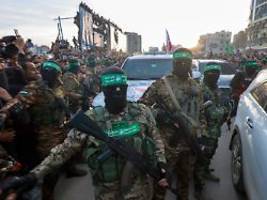 im austausch für häftlinge: hamas will zehn geiseln freilassen und 18 leichen übergeben