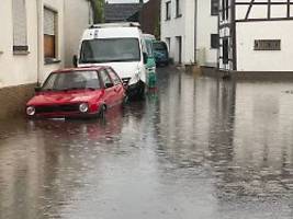 Starkregen und Sturmböen: Unwetter fegen über den Südwesten hinweg