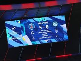 Die Vernichtung von München: Paris St. Germain verweigert Inter Mailand die Teilnahme am Finale