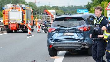 A25: Mehrere Verletzte bei Unfall in neuer Baustelle