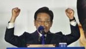 südkorea: linker oppositionschef lee jae myung siegt bei präsidentenwahl