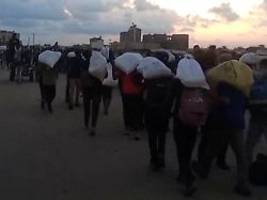 Nicht auf Warnungen reagiert?: 27 Tote nach Vorfall nahe Verteilzentrum im Gazastreifen gemeldet