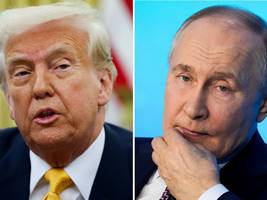 Krieg in der Ukraine: Trump nach Telefonat mit Putin: Kein sofortiger Frieden