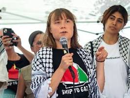 Segelschiff darf nicht anlegen: Bericht: Israel lässt Greta Thunberg nicht nach Gaza
