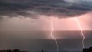 gewitter: knapp 1.700 blitze in bayern gezählt