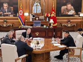 Beziehungen dynamisch ausbauen: Nordkorea will Russlands Krieg gegen die Ukraine bedingungslos unterstützen