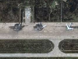 Operation Spinnennetz: Satellitenfotos zeigen zerstörte russische Bomber