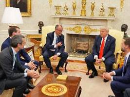 ​Merz besucht Trump: Besser hätte das Treffen kaum beginnen können