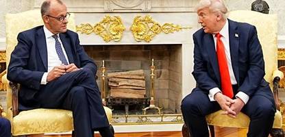Friedrich Merz bei Donald Trump: Uff! Glück gehabt.