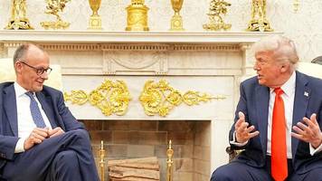 Merz trifft Trump: Trump sieht Merz bei Ukraine-Krieg an seiner Seite