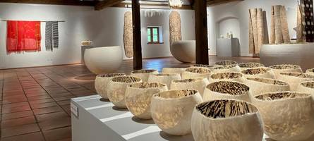 bitte nicht berühren!, heißt es in dieser ausstellung in oberschönenfeld
