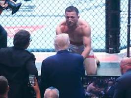 Erst Sieg, dann Posen mit Trump: MMA-Maschine Dvalishvili macht seinem Namen alle Ehre