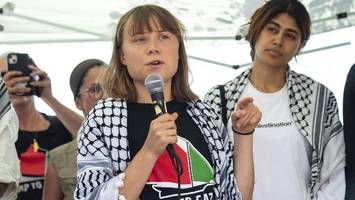 israels militär soll thunberg auf dem weg nach gaza stoppen