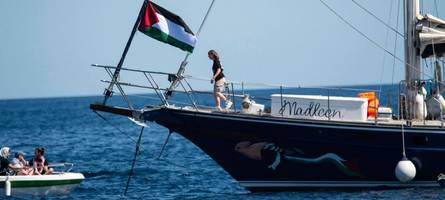 israel will ankunft von thunbergs schiff in gaza verhindern