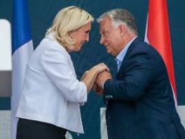 in mormant-sur-vernisson: le pen organisiert rechtpopulistisches stelldichein