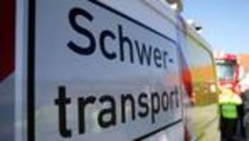 verkehr: entlastung für polizei bei begleitung von schwertransporten