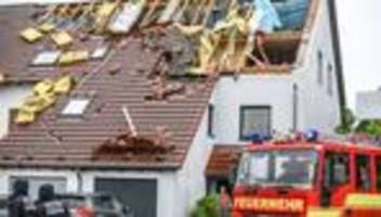 windhose: wetterdienst dwd: starker tornado zog über ulm
