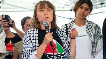 ausweisung per flugzeug: greta thunberg hat israel verlassen