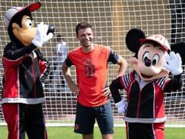 US-Schnupperkurs mit Micky Maus: Trump und LA? Thomas Müller nimmt das natürlich wahr