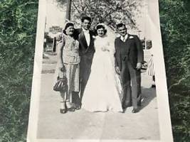 Wiederentdeckter Familienschatz: Bibliothek findet Familie zu Hochzeitsfoto von 1953