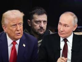 Einigung wäre möglich gewesen: Trump: Sehr enttäuscht von Russland und Ukraine