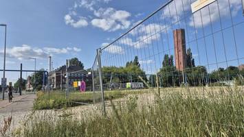 Hier ist ein Hochhaus als „Eingang nach Karlshorst“ geplant