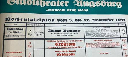 als das augsburger stadttheater hetze auf die bühne brachte