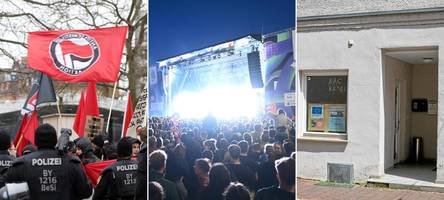 zoff ums modular-festival: wer hinter den zwei linksextremen gruppen steht