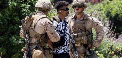 los angeles: us-militär bestätigt festnahme von zivilist durch soldaten