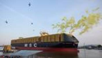 festival am hafen: hafenspektakel bei taufe der msc germany