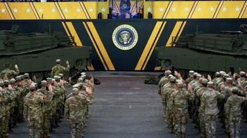 250. gründungstag des us-heers: trump bekommt militärparade – und massenproteste