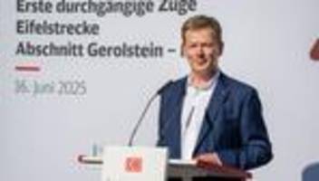zwischen gerolstein und köln: neustart nach der katastrophe - eifelstrecke in betrieb