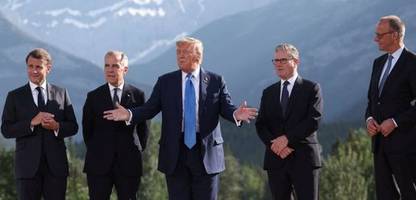 Treffen der G7 in Kanada: Und dann muss Trump plötzlich ganz dringend los