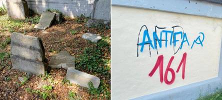 gräber auf jüdischem friedhof geschändet: war die tat politisch motiviert?