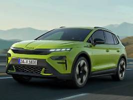 suv füllt lücke bei volkswagen: skoda elroq rs schafft spagat zwischen sport und komfort