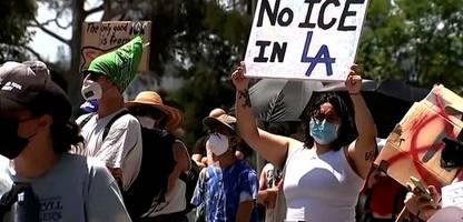 Los Angeles: »Kein ICE in L.A.«-Proteste nach Vorfall am Dodgers-Stadion