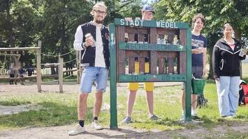 Elbe in Wedel: Strandbad bekommt neue „Aschenbecher to go“