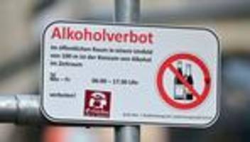 alkoholkonsum: thüringer kommunen zufrieden mit alkoholverbotszonen