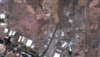 nahostkonflikt: satellitenbilder zeigen zerstörungen an atomanlagen durch die usa