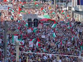 „United4Gaza“: Viele Festnahmen bei propalästinensischer Demo in Berlin
