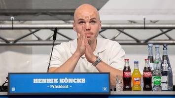 nach wahl: hsv-präsident henrik köncke vor berg an aufgaben