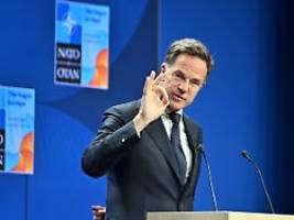 Vor dem Nato-Gipfel: Rutte: Völkerrecht erlaubt US-Schlag gegen Iran